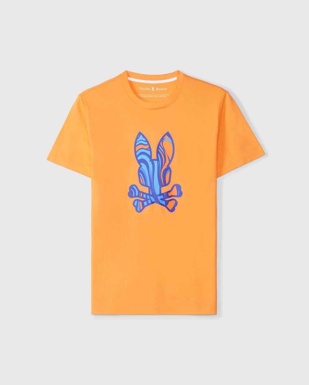 T Shirt Graphique Psycho Bunny Nevada Graphic Tee Rose Homme | DTS-97175958